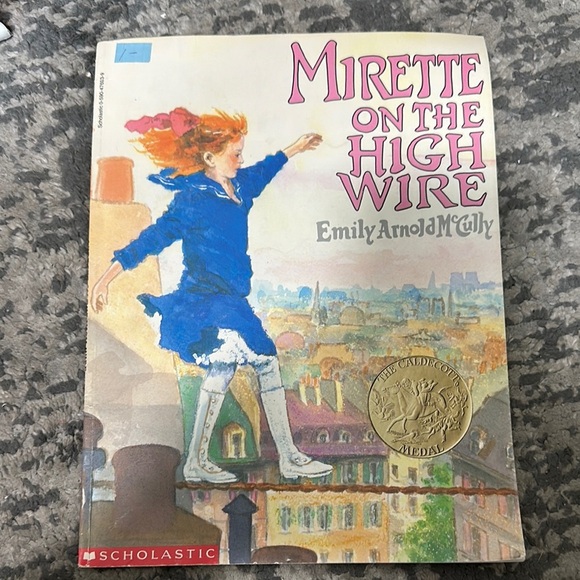 Scholastic's Mirette on the High Wire - Blue and Red Cover - Picture 1 of 1